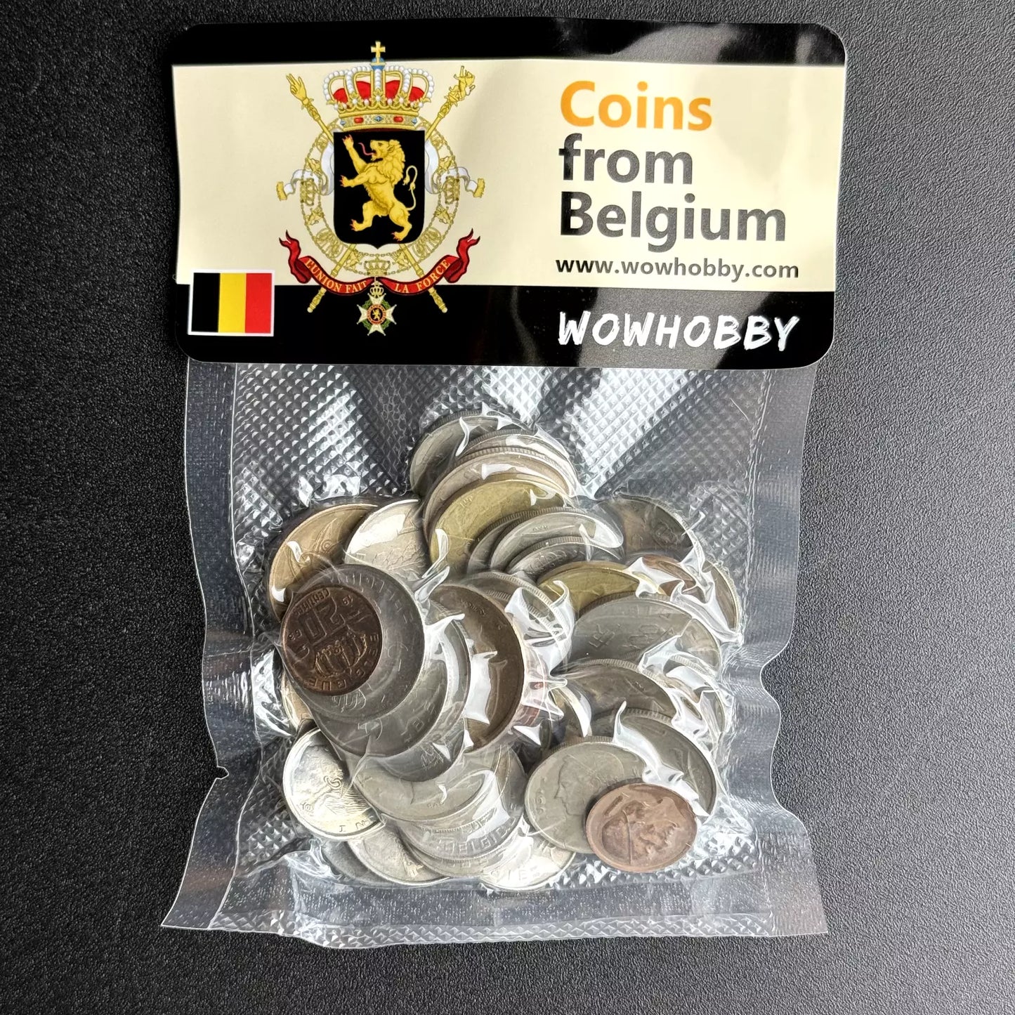Bag of 45 Coins from Belgium 🇧🇪