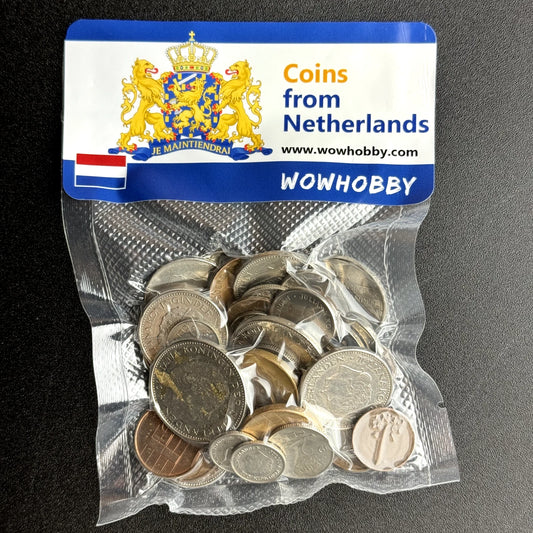 Bag of 60 Coins from the Netherlands 🇳🇱