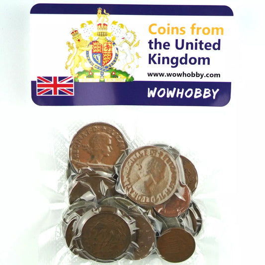 Bag of 30 Coins from the United Kingdom 🇬🇧