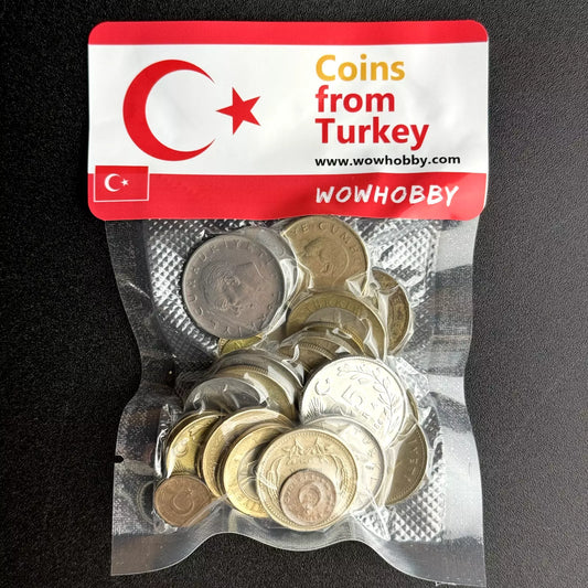 Bag of 35 Coins from Turkey 🇹🇷