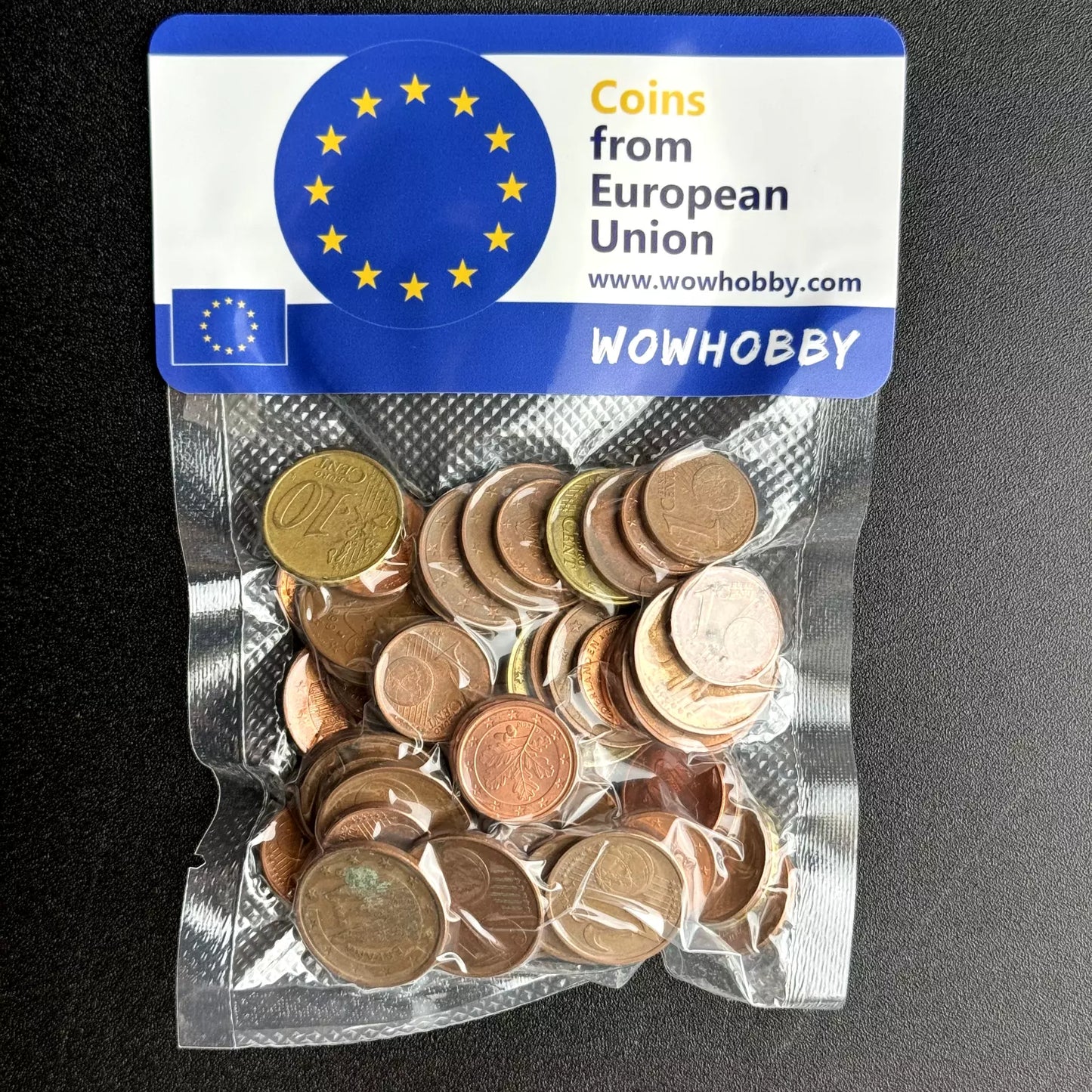 Bag of 55 Coins from the Eurozone 🇪🇺