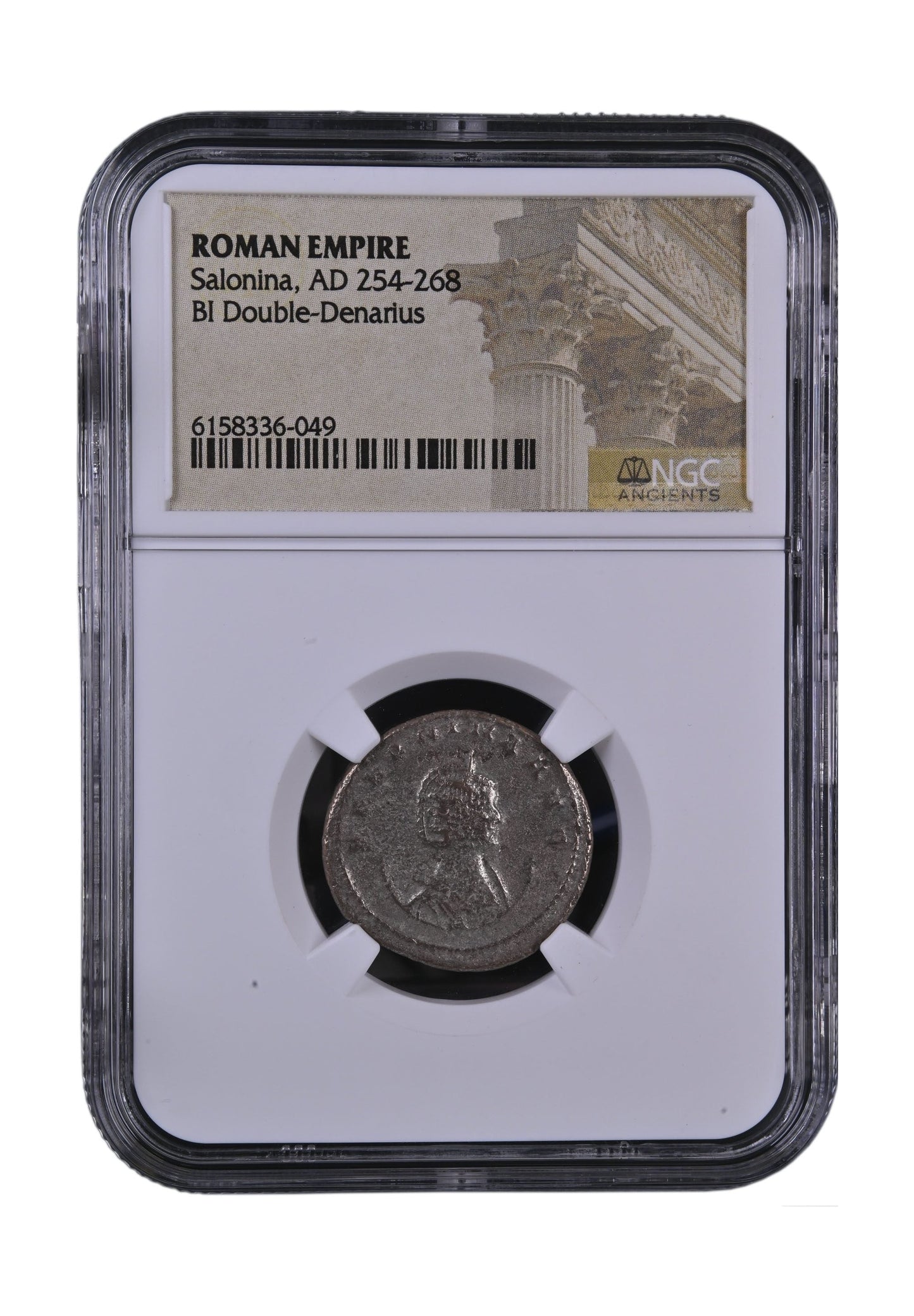Salonina Roman Silver Antoninianus (NGC Certified Slab)