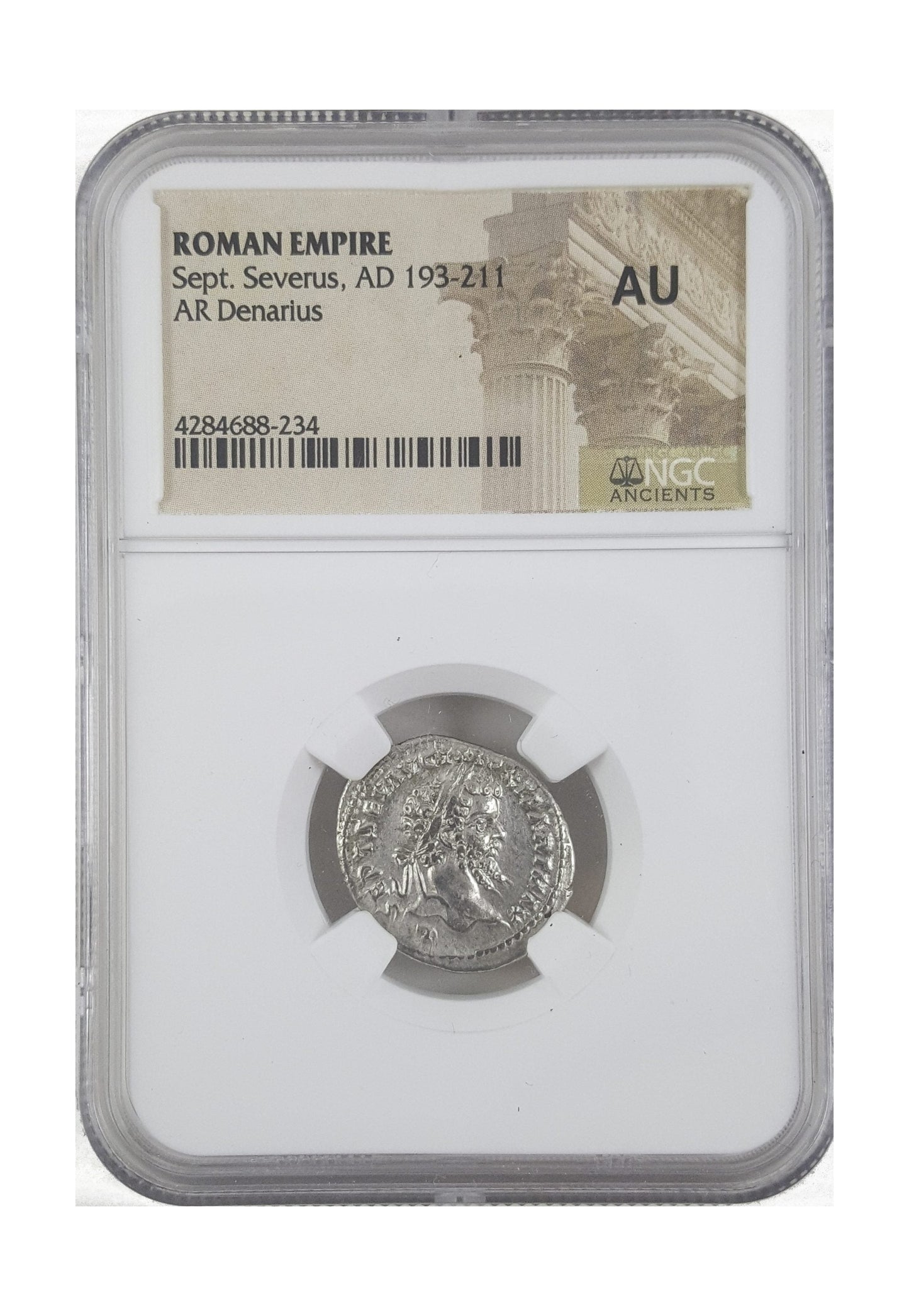Septimius Severus Roman AR Denarius (AD 193-211) NGC