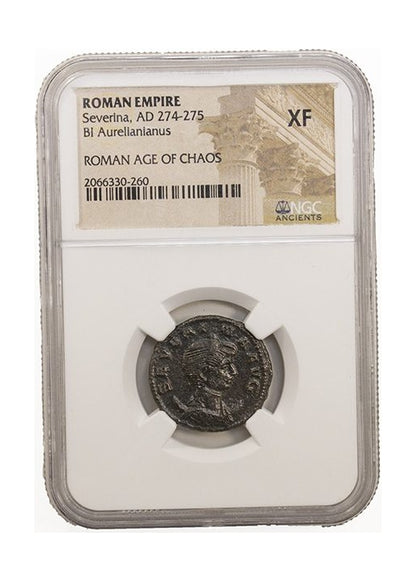 Ulpia Severina Roman AE (AD 270–275) NGC