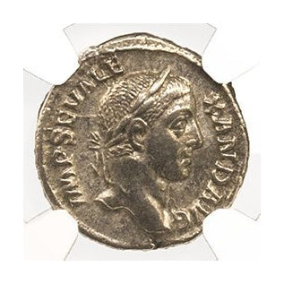 Severus Alexander Roman Silver Denarius (AD 222-235) NGC
