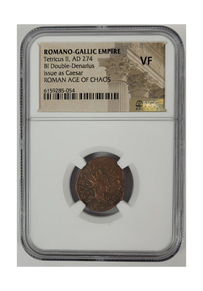 Tetricus II Roman AE (AD 273-274) Graded