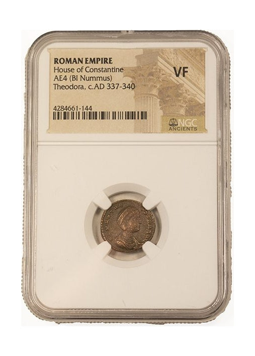 Flavia Maximiana Theodora Roman Bronze NGC