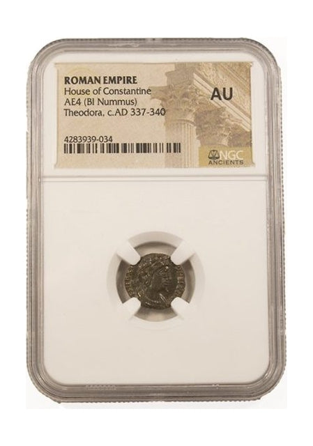 Flavia Maximiana Theodora Roman Bronze NGC