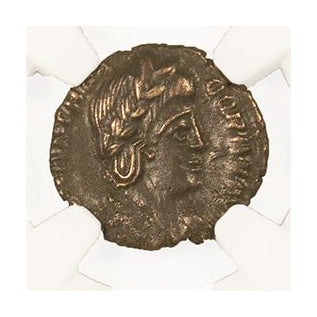 Flavia Maximiana Theodora Roman Bronze NGC