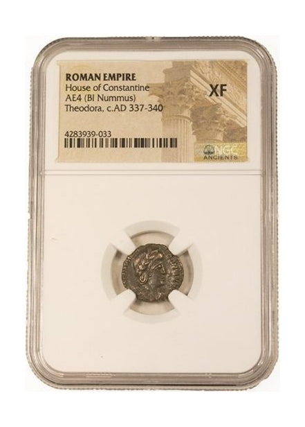 Flavia Maximiana Theodora Roman Bronze NGC