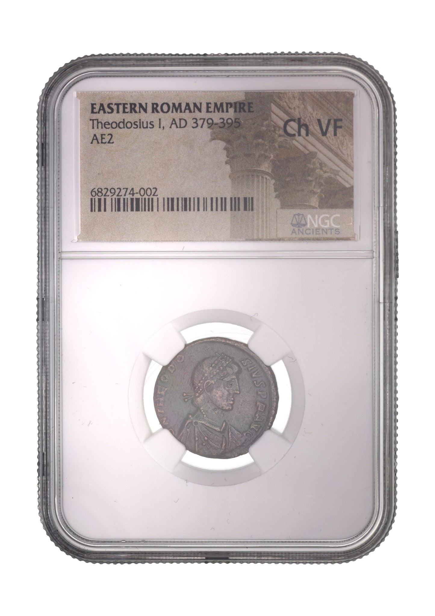 Theodosius I Roman AE2 (AD 379-395) NGC