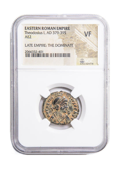 Theodosius I Roman AE2 (AD 379-395) NGC