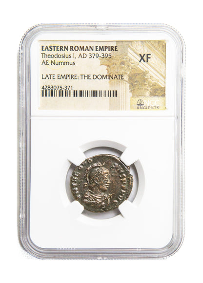 Theodosius I Roman AE2 (AD 379-395) NGC