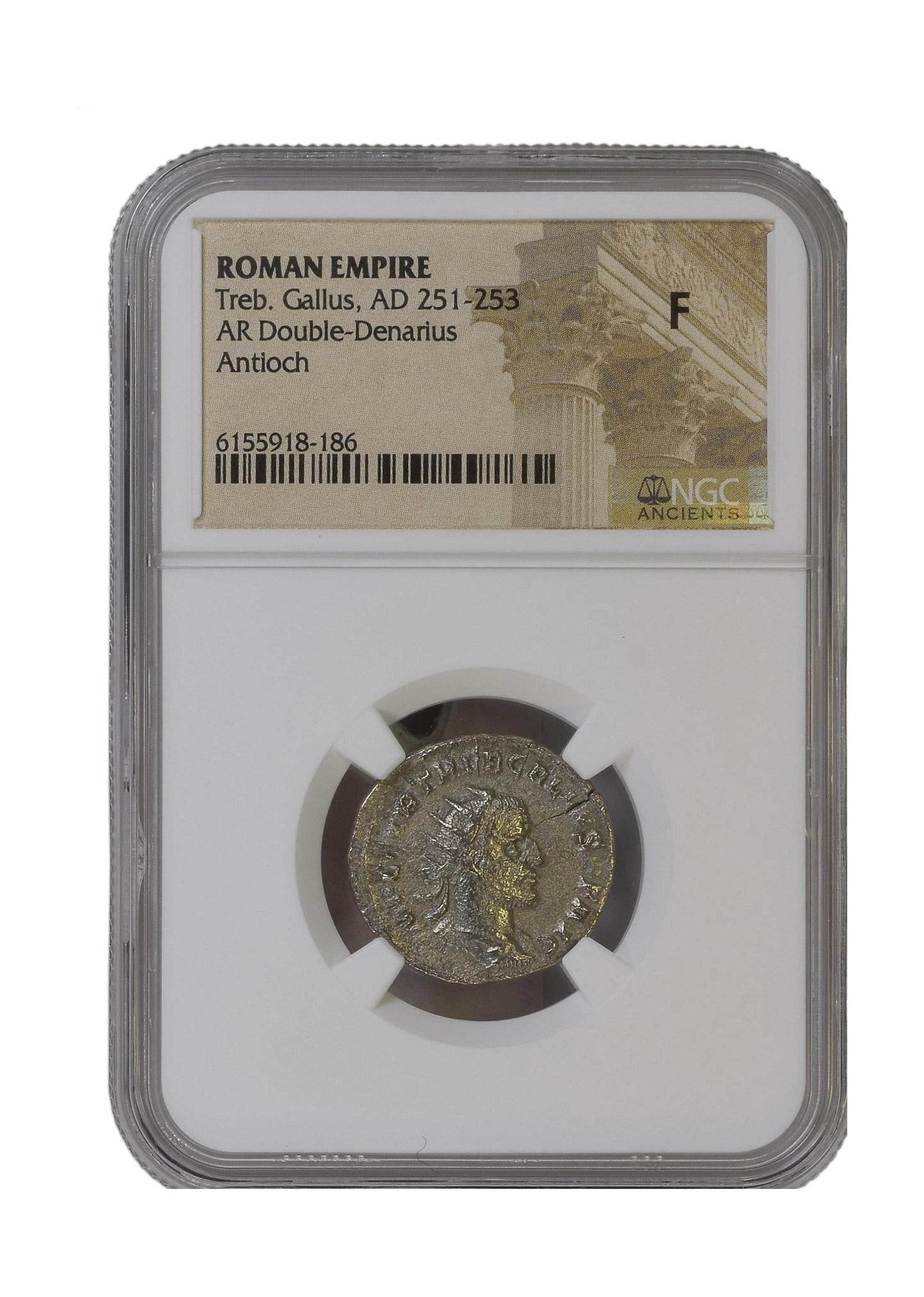 Trebonianus Gallus Roman AR Antoninianus (AD 251-253) NGC