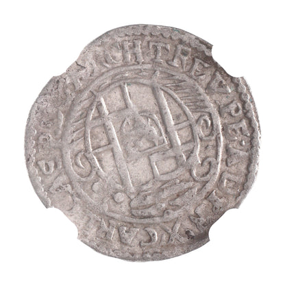 Germany 4 Pfennig (1652–1673) – Karl Kasper von der Leyen – St. Peter with Key – NGC Certified