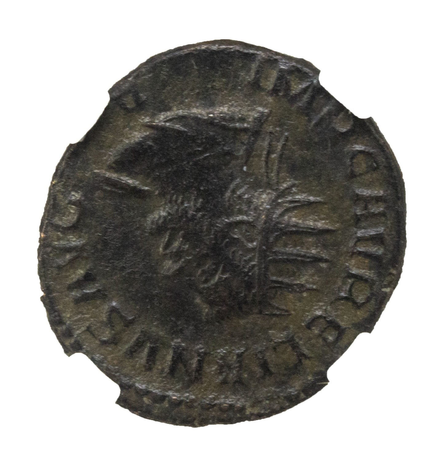 Vabalathus and Aurelian Roman AE (NGC Certified Slab)