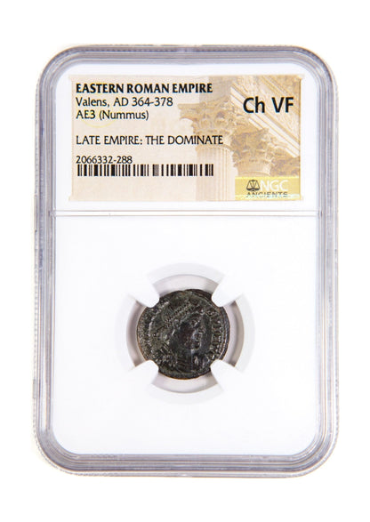 Valens Roman AE (AD 364-378) NGC