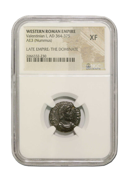 Valentinian I Roman AE (AD 364-375) NGC