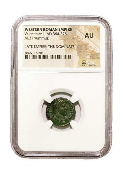 Valentinian I Roman AE (AD 364-375) NGC