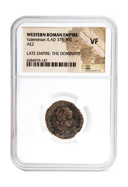 Valentinian II Roman AE2 (AD 375-392) NGC