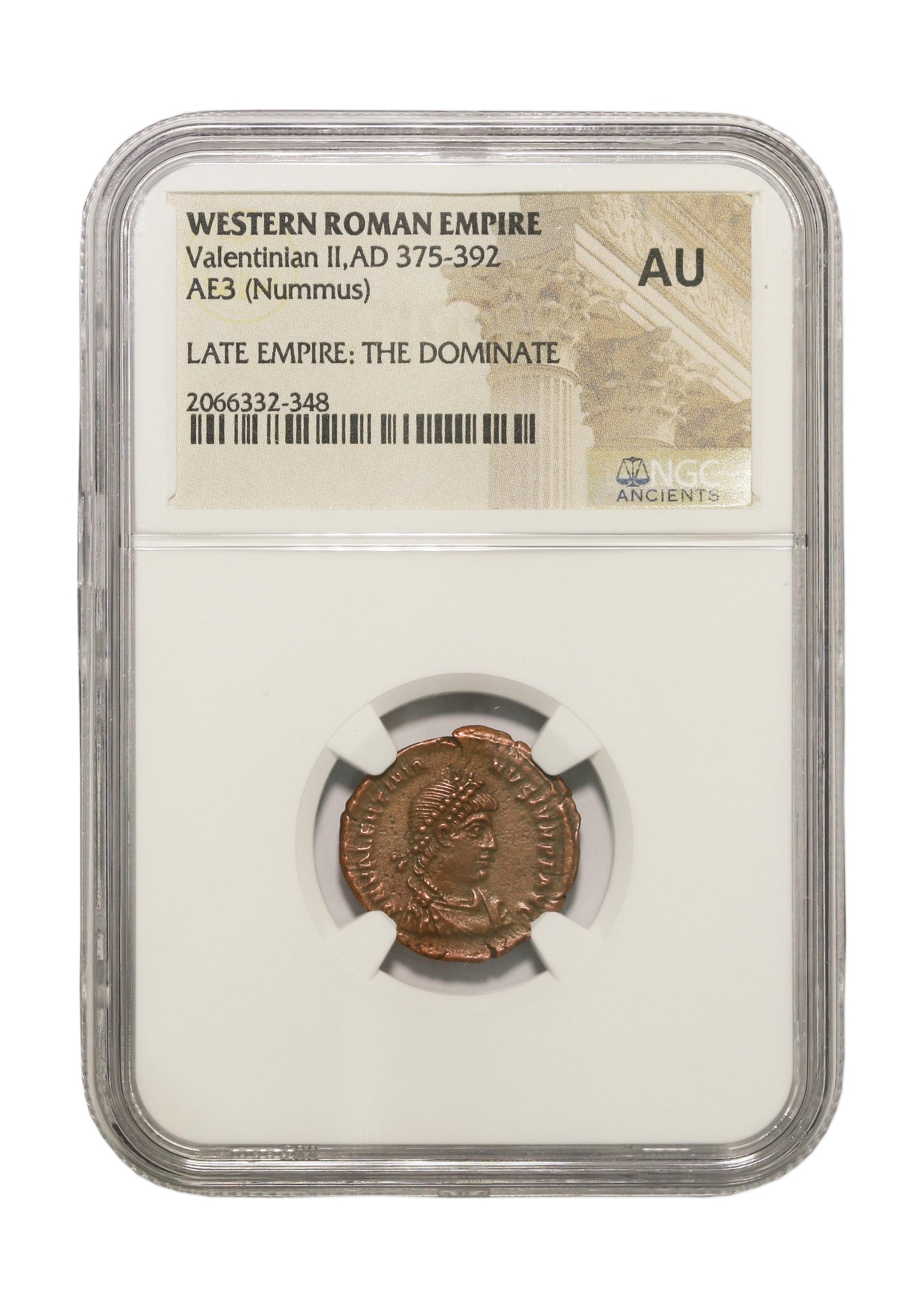 Valentinian II Roman AE3 (AD 375-392) NGC