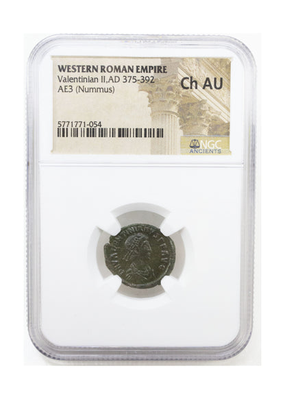Valentinian II Roman AE3 (AD 375-392) NGC