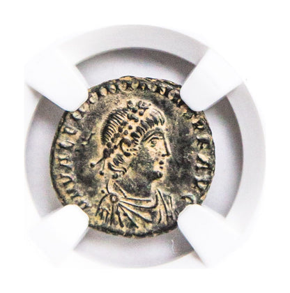 Valentinian II Roman AE4 (AD 375-392) NGC