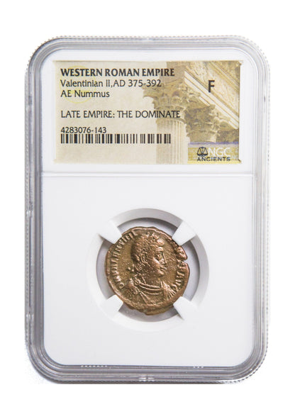 Valentinian II Roman AE2 (AD 375-392) NGC