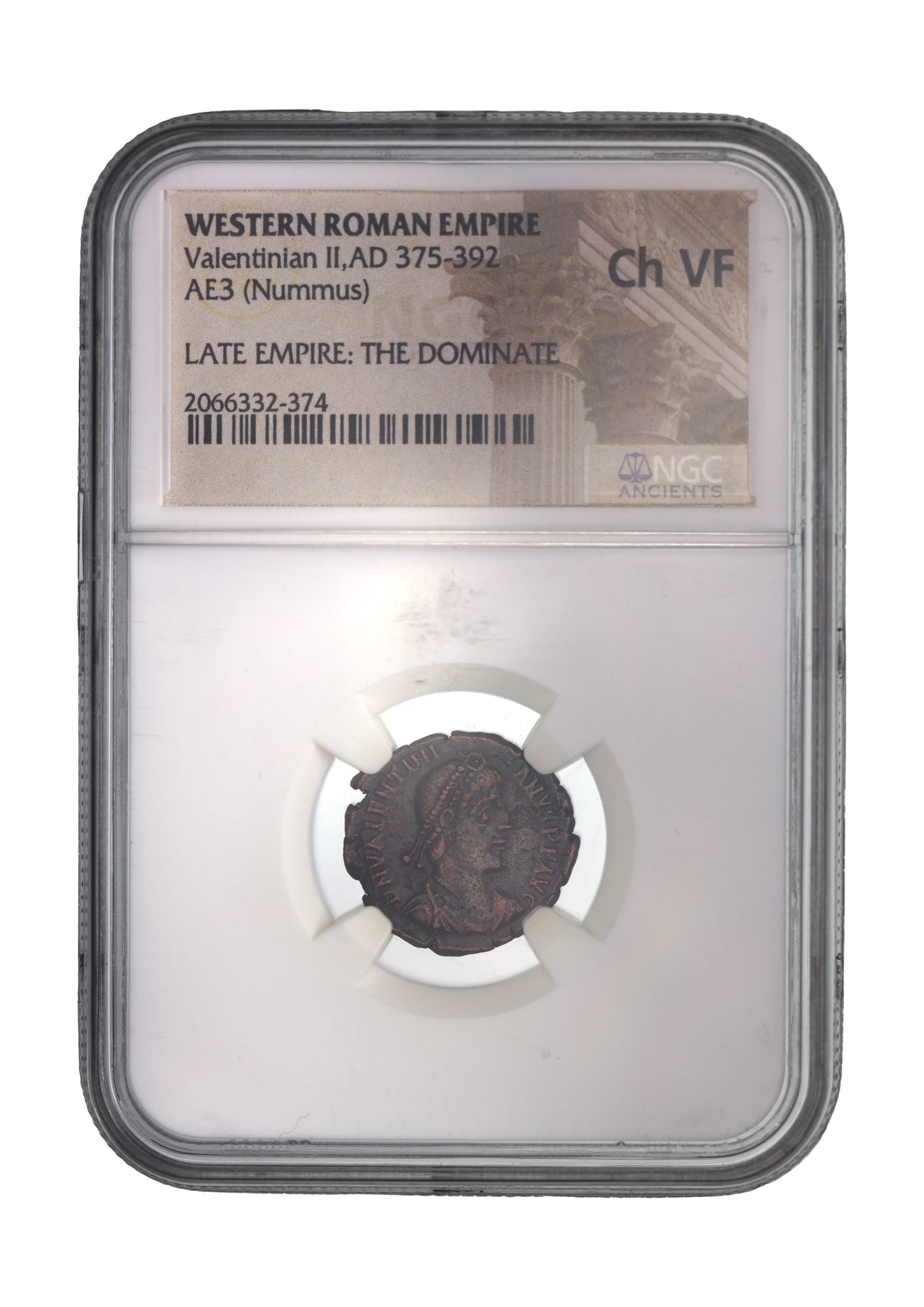 Valentinian II Roman AE3 (AD 375-392) NGC