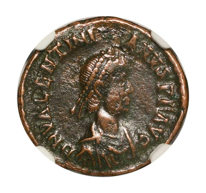 Valentinian II Roman AE3 (AD 375-392) NGC
