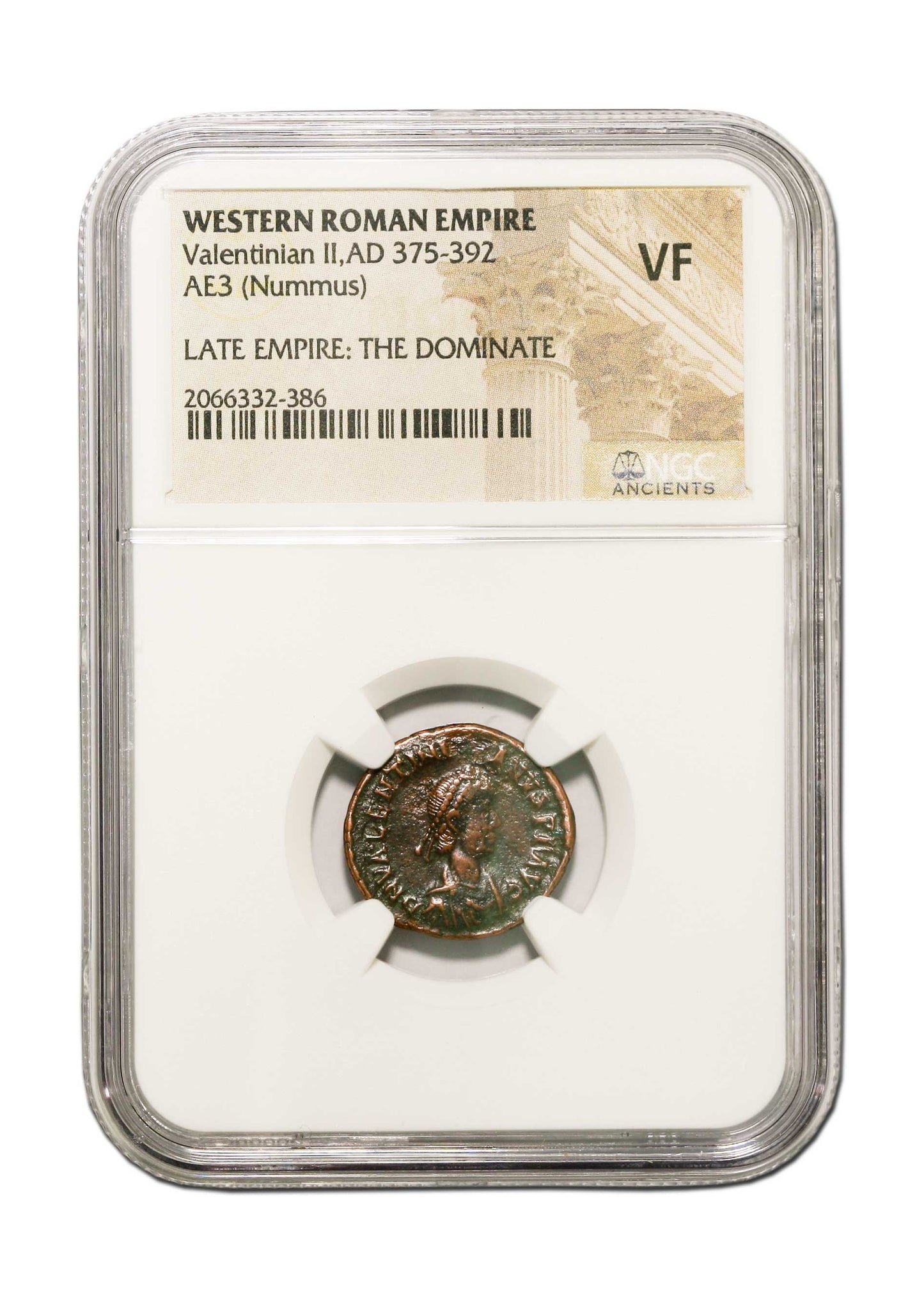 Valentinian II Roman AE3 (AD 375-392) NGC