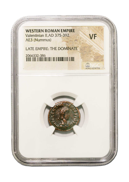 Valentinian II Roman AE3 (AD 375-392) NGC