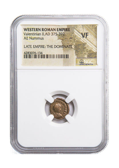 Valentinian II Roman AE4 (AD 375-392) NGC