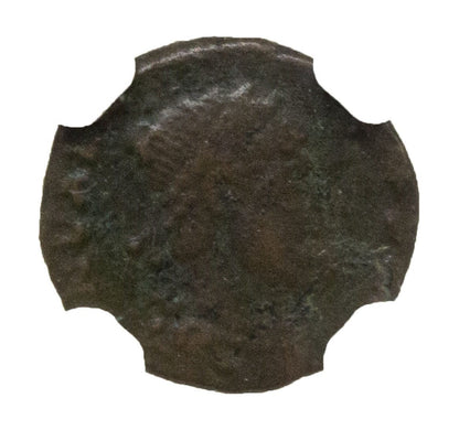 Valentinian III Roman Bronze AE4 (AD 425-455) NGC