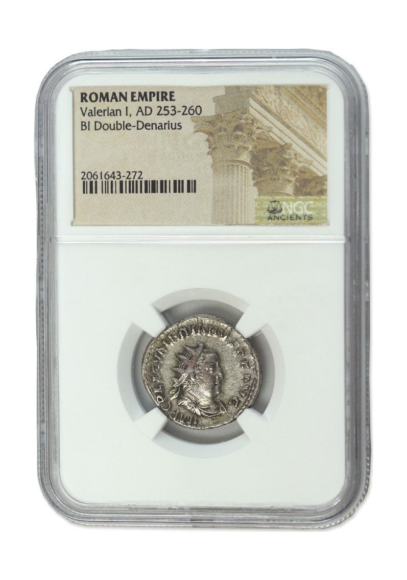 Valerian I Roman Silver Antoninianus (AD 253-260) NGC