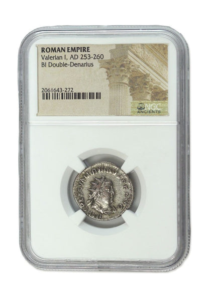 Valerian I Roman Silver Antoninianus (AD 253-260) NGC