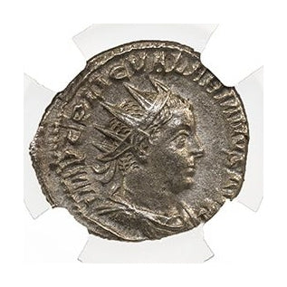 Valerian I Roman Silver Antoninianus (AD 253-260) NGC