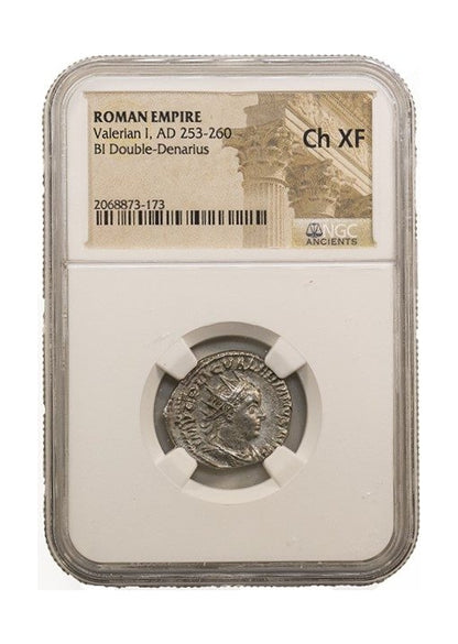 Valerian I Roman Silver Antoninianus (AD 253-260) NGC