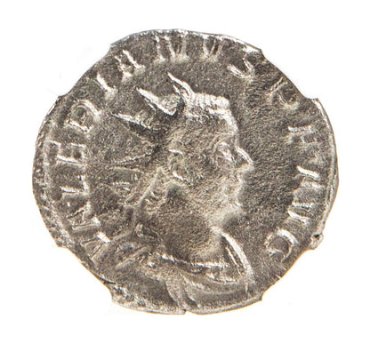 Valerian I Roman Silver Antoninianus (AD 253-260) NGC