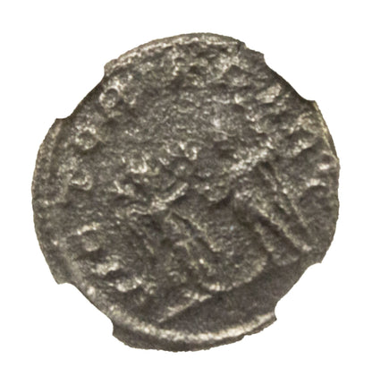 Roman Silver Antoninianus Of Valerian II (AD 253–257) NGC