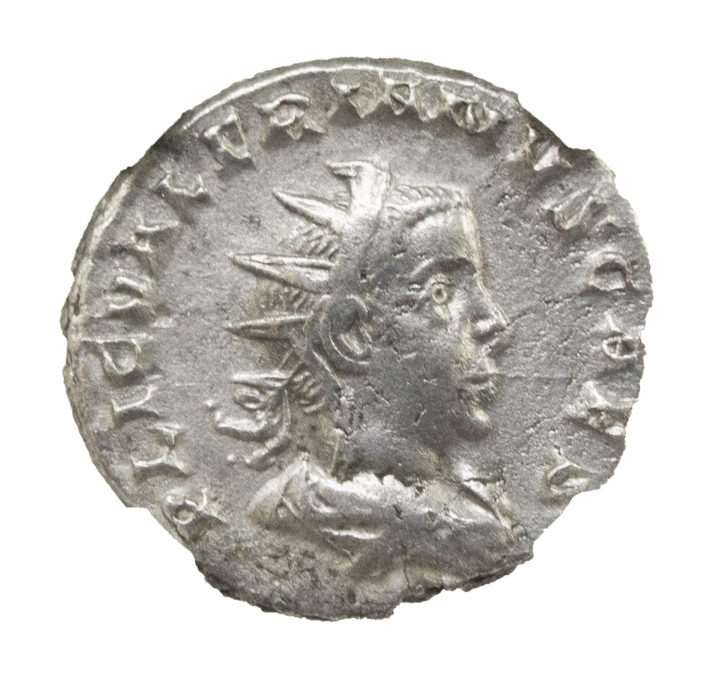 Roman Silver Antoninianus Of Valerian II (AD 253–257) NGC