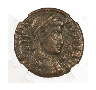 Vetranio Roman AE (AD 350) Issued in the Name of Constantius II NGC