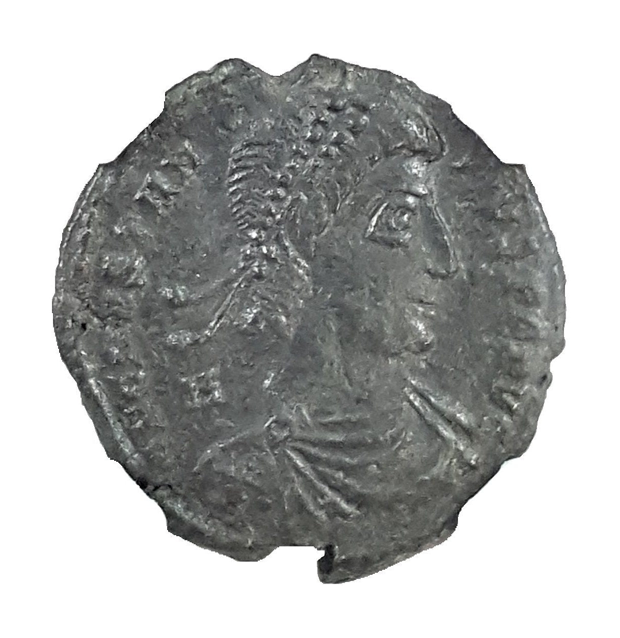 Vetranio Roman AE (AD 350) Issued in the Name of Constantius II NGC