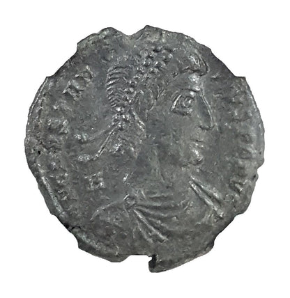 Vetranio Roman AE (AD 350) Issued in the Name of Constantius II NGC